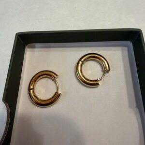 Elegant Gold Hoop Earrings